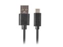 Kabel USB CM - AM 2.0 0.5m czarny