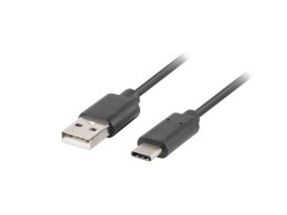 Kabel USB CM - AM 2.0 1m czarny QC 3.0, pełna miedź