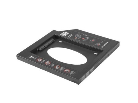 Adapter HDD ramka 5,25 x 2,5 cala, 9.5mm smukła Adapter HDD ramka 5,25 x 2,5 cala, 9.5mm smukła