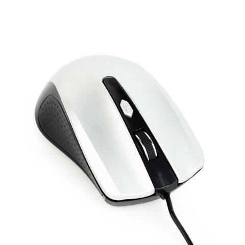 Mysz optyczna USB czarno-srebrna Mysz optyczna USB czarno-srebrna