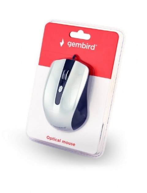 Mysz optyczna USB czarno-srebrna Mysz optyczna USB czarno-srebrna