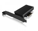 Karta PCIe z gniazdem M.2 M-Key dla jednego dysku SSD M.2 NVMe IB-PCI214M2-HSL