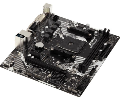 Płyta główna B450M-HDV R4.0 AM4 2DDR4 VGA/DVI/HDMI/M.2 uATX Płyta główna B450M-HDV R4.0 AM4 2DDR4 VGA/DVI/HDMI/M.2 uATX