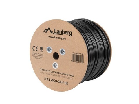 Kabel FTP Kat.5E CU 305 m drut outdoor Kabel FTP Kat.5E CU 305 m drut outdoor