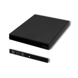 Obudowa/kieszeń na napęd optyczny CD/DVD SATA | USB2.0 | 9.5mm