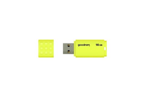 Pendrive UME2 16GB USB 2.0 Żółty Pendrive UME2 16GB USB 2.0 Żółty