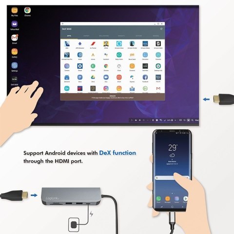 Hub Wielofiunkcyjny USB-C Czytnik kart HDMI PD Hub Wielofiunkcyjny USB-C Czytnik kart HDMI PD