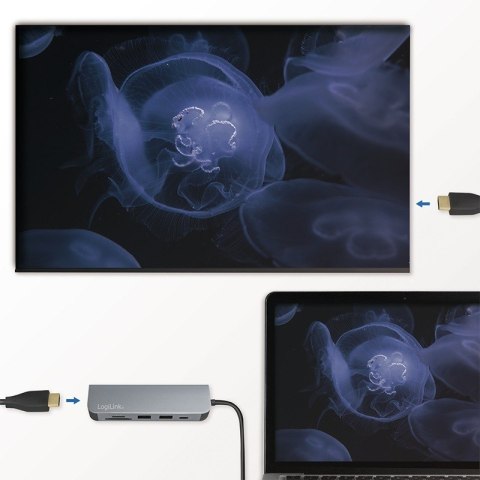 Hub Wielofiunkcyjny USB-C Czytnik kart HDMI PD Hub Wielofiunkcyjny USB-C Czytnik kart HDMI PD