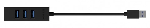 Hub IB-HUB1419-U3 USB 3.0 na 4-Port Type-A, Aluminium, czarny, Kabel 15cm Hub IB-HUB1419-U3 USB 3.0 na 4-Port Type-A, Aluminium, czarny, Kabel 15cm