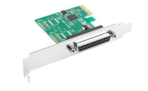 Karta PCI EXPRESS LPT (DB25) X1 LANBERG + ŚLEDŹ LOW PROFILE Karta PCI EXPRESS LPT (DB25) X1 LANBERG + ŚLEDŹ LOW PROFILE
