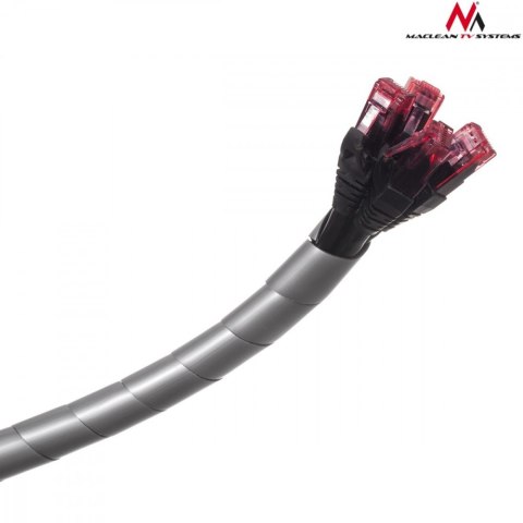 Osłona maskująca na kable MCTV-687S (20.4*22mm) 3m srebna spirala Osłona maskująca na kable MCTV-687S (20.4*22mm) 3m srebna spirala