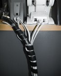 Osłona maskująca na kable MCTV-687S (20.4*22mm) 3m srebna spirala