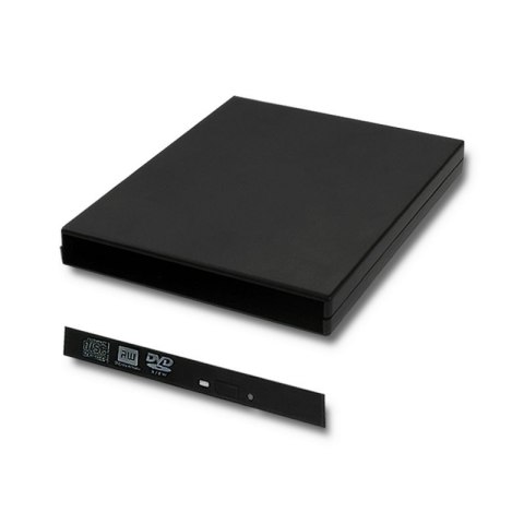 Obudowa/kieszeń na napęd optyczny CD/DVD SATA USB 2.0 12.7mm Obudowa/kieszeń na napęd optyczny CD/DVD SATA USB 2.0 12.7mm
