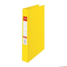 Segregator Esselte A4 z 2 kółkami, grzbiet 42 mm, żółty, , 14450