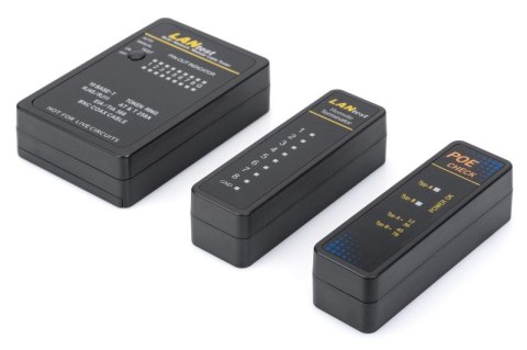 Tester kabli sieciowych i komunikacyjnych (RJ45, RJ12, RJ11, BNC) Tester kabli sieciowych i komunikacyjnych (RJ45, RJ12, RJ11, BNC)