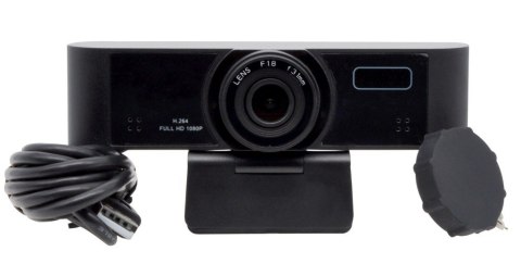 FHD84 | Kamera internetowa USB | Full HD 1080p | 30fps | 2 mikrofony | auto focus | kąt widzenia 84° FHD84 | Kamera internetowa USB | Full HD 1080p | 30fps | 2 mikrofony | auto focus | kąt widzenia 84°