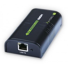 Extender/odbiornik HDMI po skrętce Cat.5e/6/6a/7 do 120m, over IP, czarny