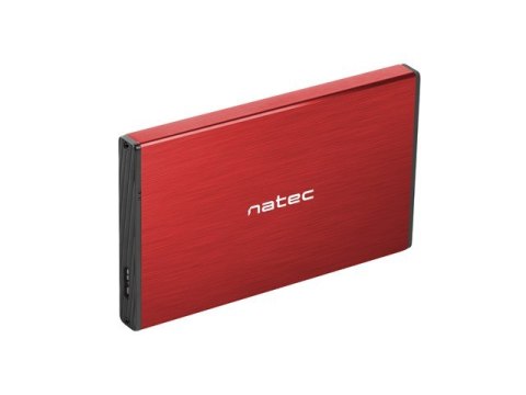 Kieszeń zewnętrzna HDD/SSD Sata Rhino Go 2,5 USB 3.0 czerwona Kieszeń zewnętrzna HDD/SSD Sata Rhino Go 2,5 USB 3.0 czerwona