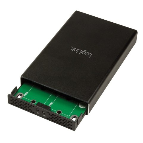 Zewnętrzna obudowa SSD 2x M.2 SATA, USB3.1 gen2, Raid Zewnętrzna obudowa SSD 2x M.2 SATA, USB3.1 gen2, Raid