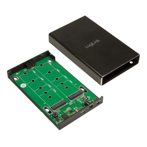 Zewnętrzna obudowa SSD 2x M.2 SATA, USB3.1 gen2, Raid Zewnętrzna obudowa SSD 2x M.2 SATA, USB3.1 gen2, Raid