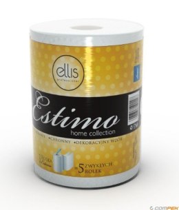 Ręcznik w roli ELLIS Estimo 50m 2 warstwy celuloza 250 listków 2998