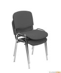 Krzesło konferencyjne ISO black C38/EF002 szary NOWY STYL