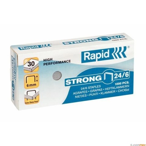 Zszywki Rapid Strong 24/6 1M, 1000 szt., 24855800