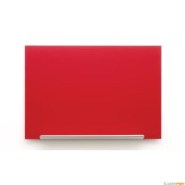 Szklana tablica Nobo Impression Pro 680x380mm, czerwona (X)