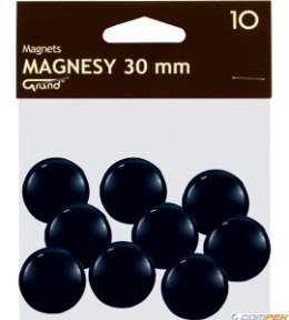 Magnesy 30mm GRAND czarne (10)^ 130-1694