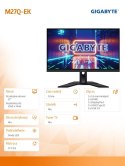 Monitor 27 cali M27Q 2 GAMING 0,5ms/1MLN:1/WQHD/HDMI