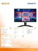 Monitor 27 cali M27Q GAMING 0,5ms/1MLN:1/WQHD/HDMI