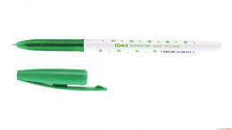 Długopis w gwiazdki SUPERFINE z supercienką końcówką, 0,5mm zielony TO-059 Toma