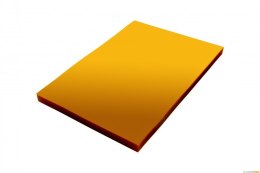 Folia do bindowania A4 DATURA przezroczysta żółta 0.20mm 100szt.
