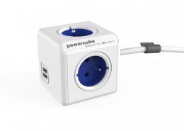 Listwa zasilająca PowerCube Extended USB 1,5m 2402BL/FREUPC Niebieska