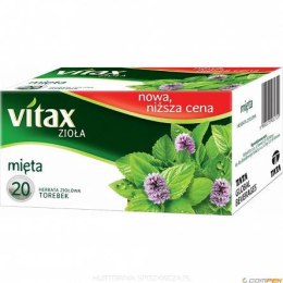 Herbata VITAX MIĘTA STRONG 20t*1,5g ziołowa bez zawieszki