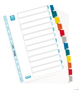 Przekładki kartonowe MYLAR A4 12 kolorowych kart wzmocnione indeksy OXFORD 100204953