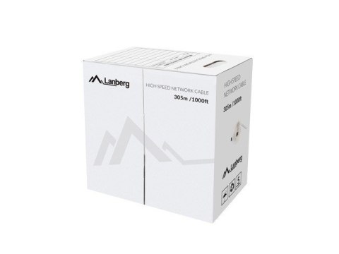 Kabel UTP Kat.5e DRUT CU LCU5-12CU-0305-G zielony Kabel UTP Kat.5e DRUT CU LCU5-12CU-0305-G zielony