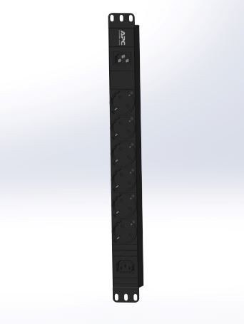 Listwa zasilająca EPDU1010 Easy PDU Basic 1U 10A 6SCH,1C13, 230V Listwa zasilająca EPDU1010 Easy PDU Basic 1U 10A 6SCH,1C13, 230V