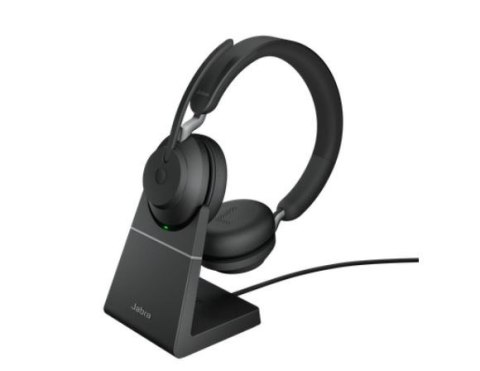 Słuchawki Evolve2 65 Stand Link380a UC Stereo czarne Słuchawki Evolve2 65 Stand Link380a UC Stereo czarne