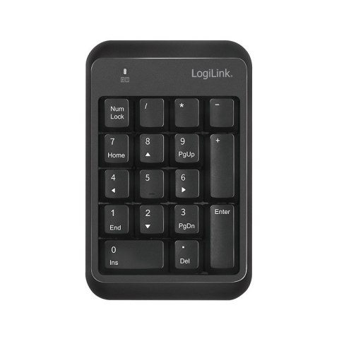 Klawiatra numeryczna Bluetooth v5.1 czarna Klawiatra numeryczna Bluetooth v5.1 czarna