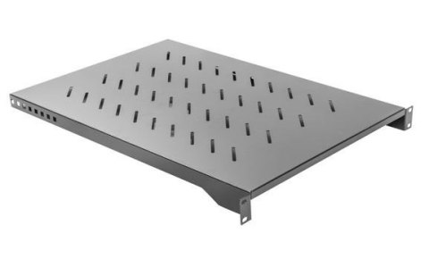 Półka do szaf 19 cali 1000mm 1U 483x750mm czarna Półka do szaf 19 cali 1000mm 1U 483x750mm czarna