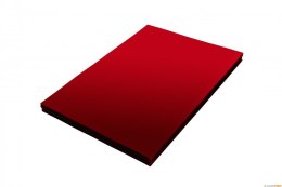 Folia do bindowania A4 DATURA przezroczysta czerwona 0.20mm 100szt.