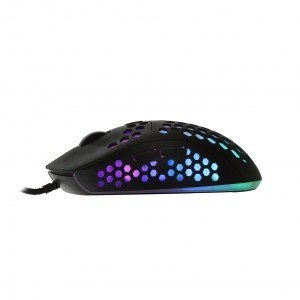 Mysz optyczna dla graczy 6400DPI USB RGB AM-99 Utralekka Mysz optyczna dla graczy 6400DPI USB RGB AM-99 Utralekka