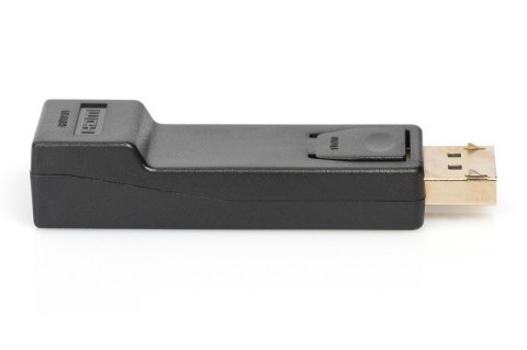 Adapter Displayport 1080p 60Hz FHD Typ DP/HDMI A M/Ż czarny Adapter Displayport 1080p 60Hz FHD Typ DP/HDMI A M/Ż czarny