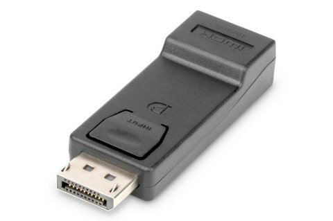 Adapter Displayport 1080p 60Hz FHD Typ DP/HDMI A M/Ż czarny Adapter Displayport 1080p 60Hz FHD Typ DP/HDMI A M/Ż czarny