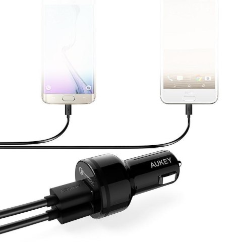 CC-T8 ultraszybka ładowarka samochodowa 2xUSB Quick Charge 3.0 6A 36W CC-T8 ultraszybka ładowarka samochodowa 2xUSB Quick Charge 3.0 6A 36W
