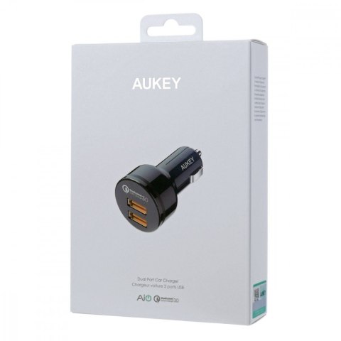 CC-T8 ultraszybka ładowarka samochodowa 2xUSB Quick Charge 3.0 6A 36W CC-T8 ultraszybka ładowarka samochodowa 2xUSB Quick Charge 3.0 6A 36W