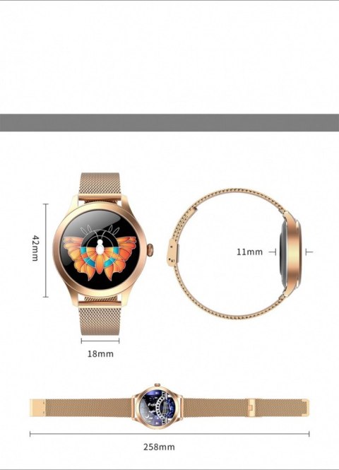 Smartwatch Fit FW42 Złoty Smartwatch Fit FW42 Złoty