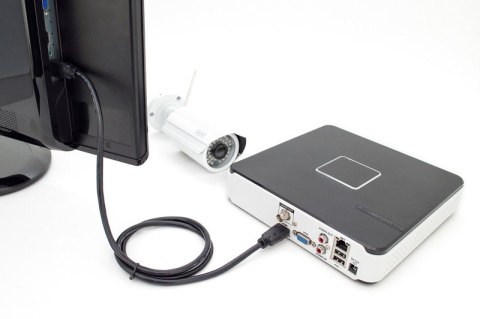 Kabel połączeniowy HDMI HighSpeed z Ethernetem 4K 60Hz UHD Typ HDMI A/HDMI A M/M czarny 5m Kabel połączeniowy HDMI HighSpeed z Ethernetem 4K 60Hz UHD Typ HDMI A/HDMI A M/M czarny 5m