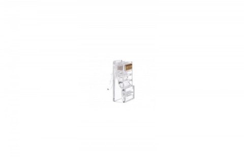 Wtyk RJ45 kat.5e uniwersalny drut/linka 8P8C 100szt Wtyk RJ45 kat.5e uniwersalny drut/linka 8P8C 100szt